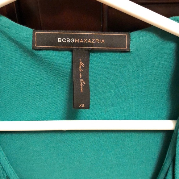 BCBG ruffle V-neck blouse - Picture 2 of 4